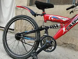 Caspian Super Gear Cycle 26-inch Mountain Bike with Dual Suspension