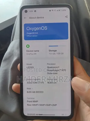 Photo - OnePlus 9R 128 GB Black