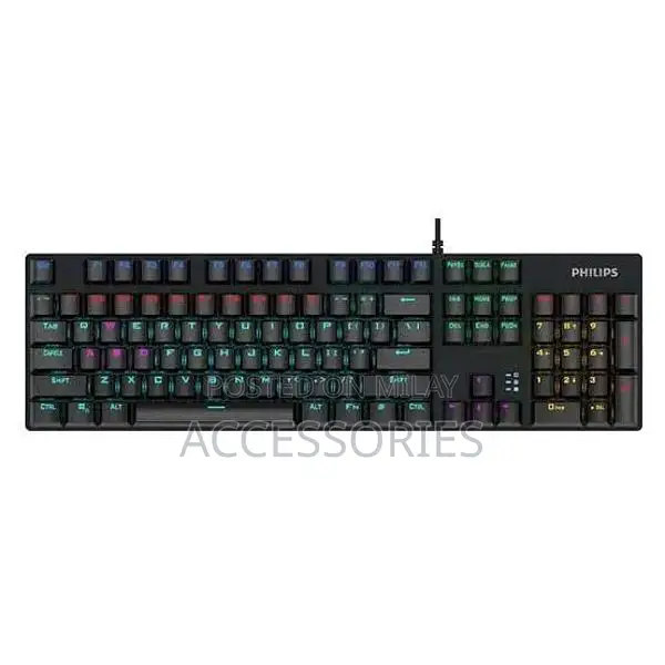High-Quality Philips Computer Keyboard with Silent Clicks