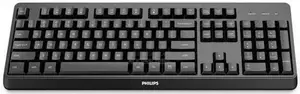 High-Quality Philips Computer Keyboard with Silent Clicks