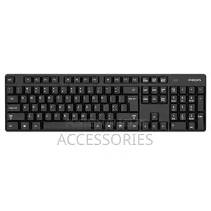 High-Quality Philips Computer Keyboard with Silent Clicks