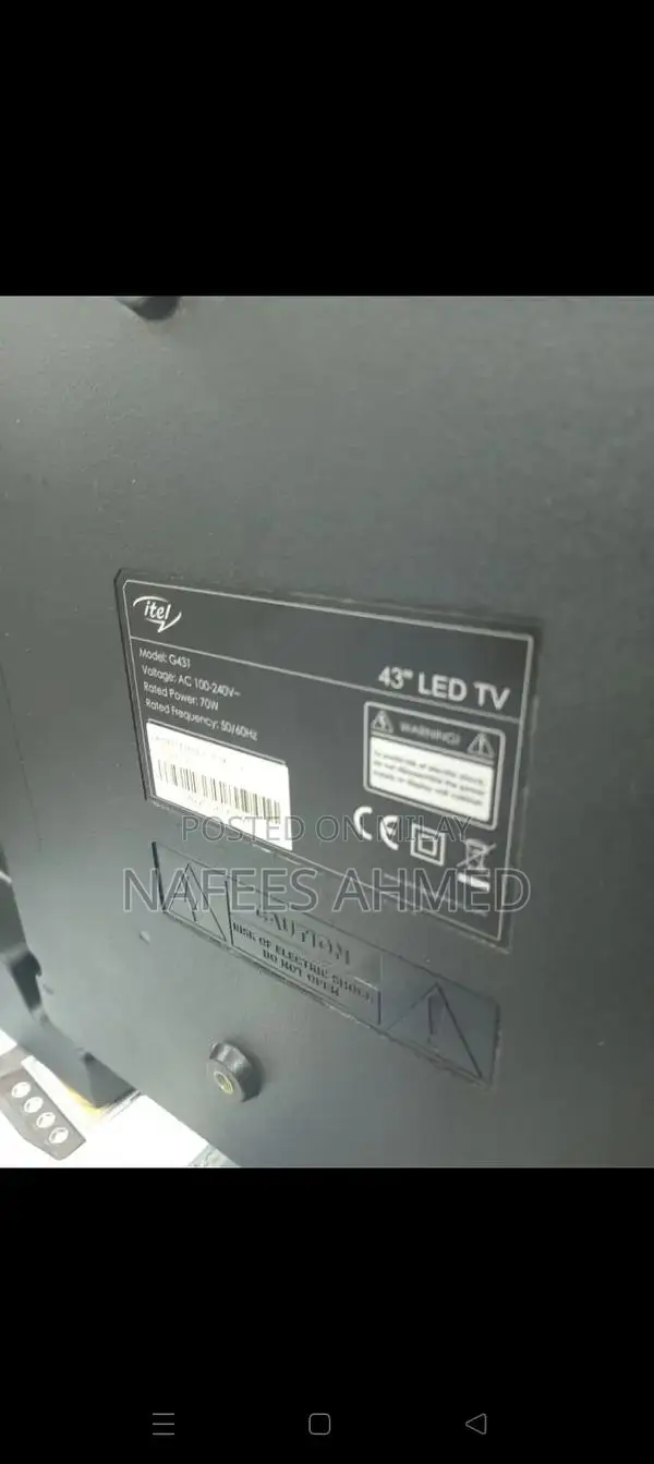 Itel 43-Inch Full HD Smart LED Television with Connectivity