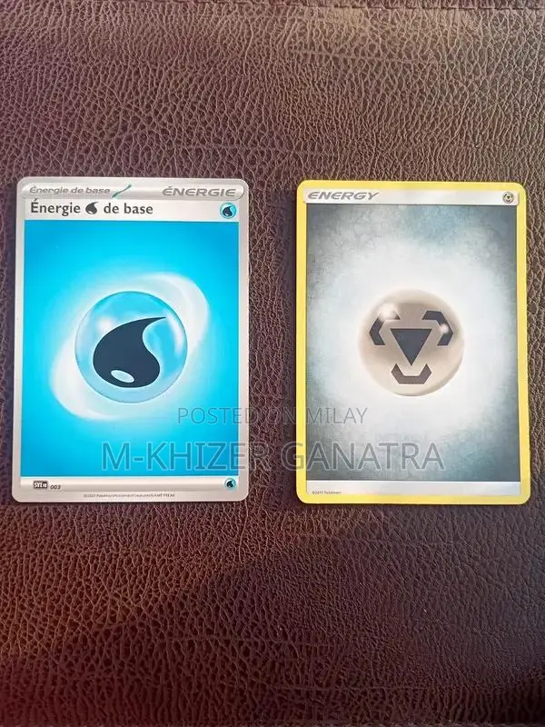 Original Pokemon Trading Card Collection with Energies and Holo Card