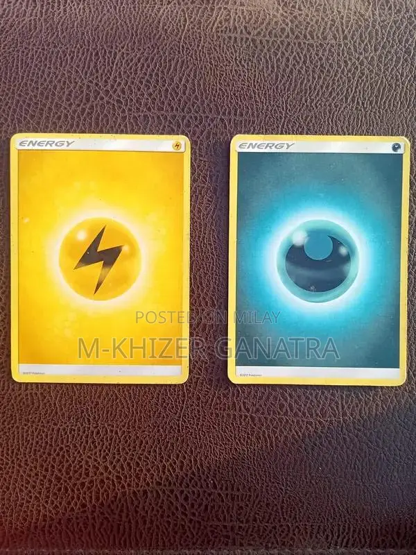 Original Pokemon Trading Card Collection with Energies and Holo Card