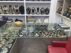 Commercial Shop Furniture Set: Jewelry Counters and Seating