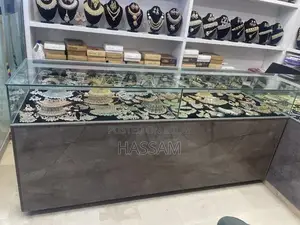 Commercial Shop Furniture Set: Jewelry Counters and Seating