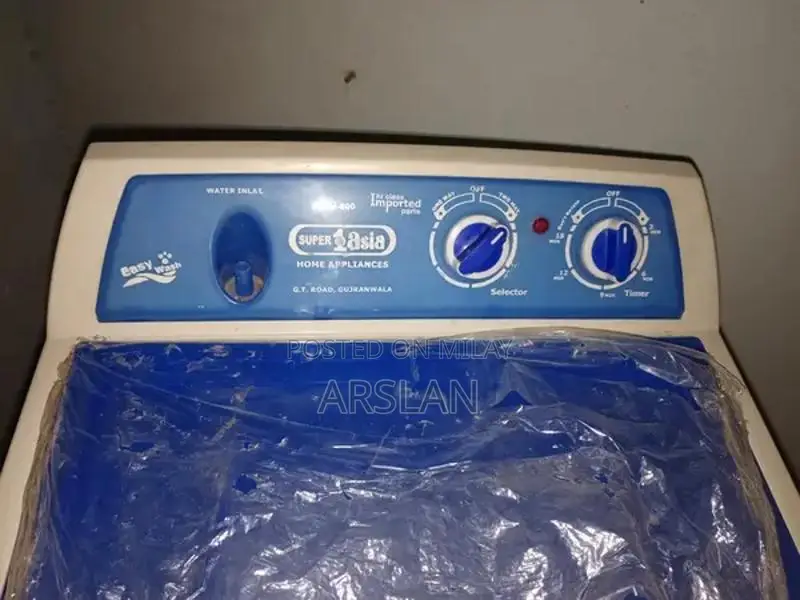 Super Asia Full-Size Washer & Dryer Appliance