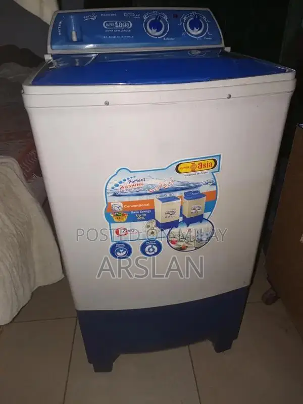 Super Asia Full-Size Washer & Dryer Appliance