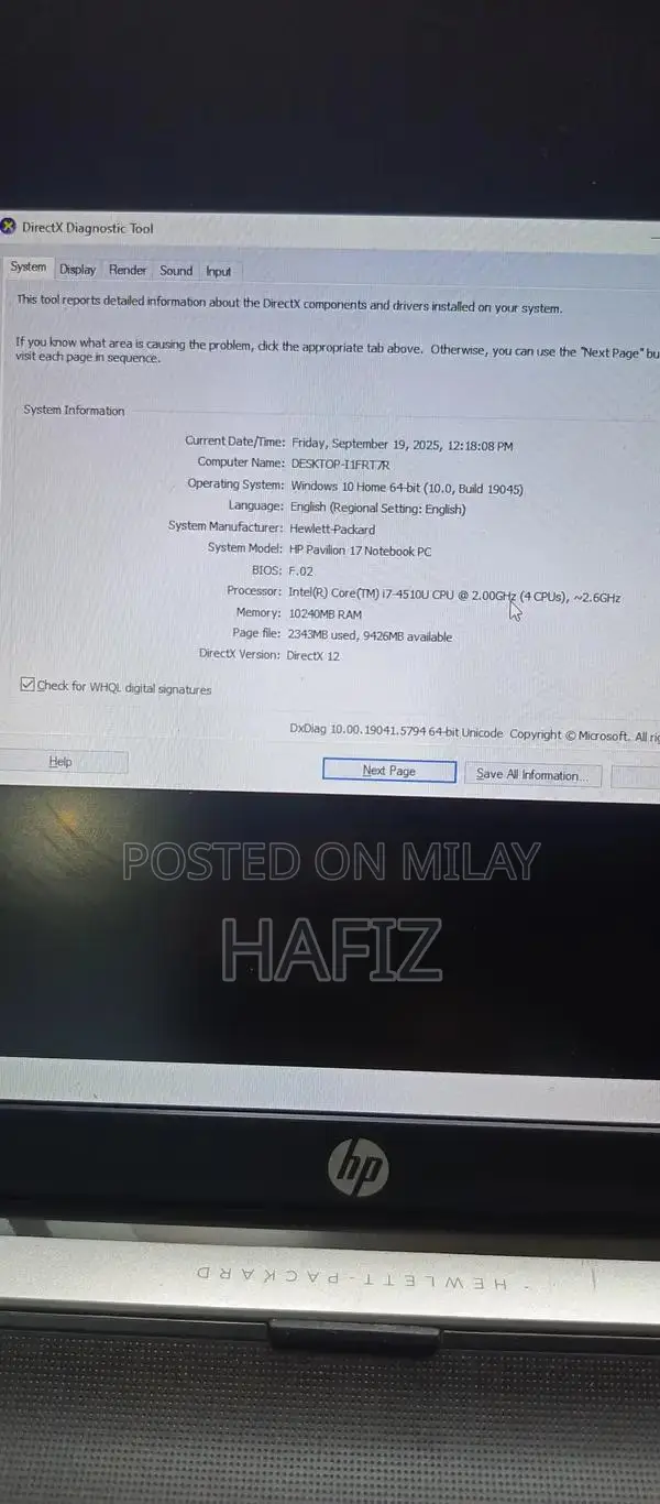 17.3" Core i7 Gaming Laptop with NVIDIA Graphics