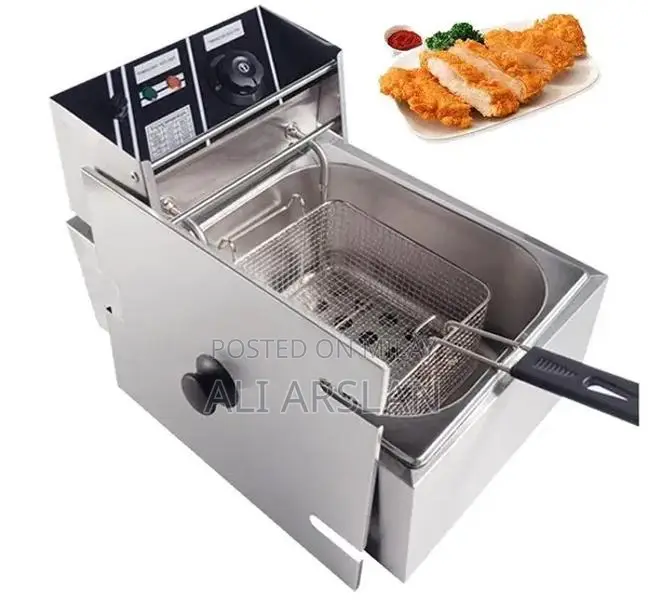 Commercial Single Electric Deep Fryer - Stainless Steel French Fry Mak