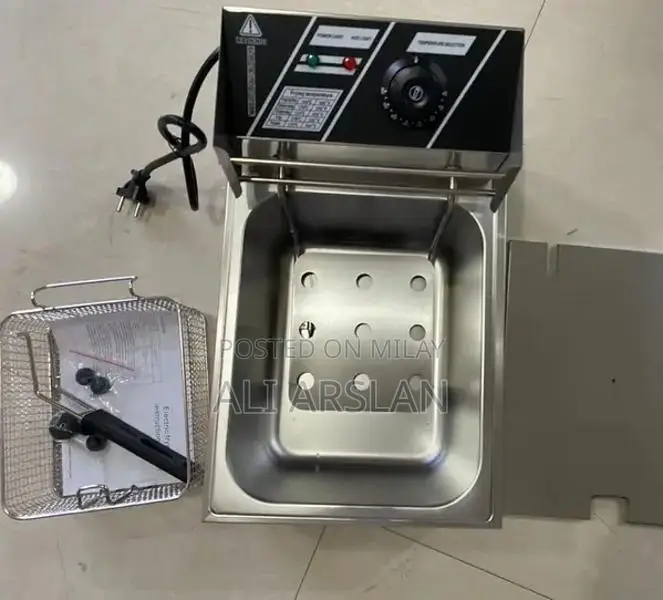 Commercial Single Electric Deep Fryer - Stainless Steel French Fry Mak
