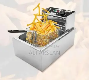 Commercial Single Electric Deep Fryer - Stainless Steel French Fry Mak