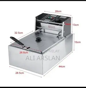 Commercial Single Electric Deep Fryer - Stainless Steel French Fry Mak