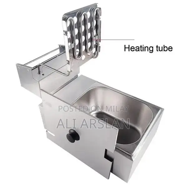 Commercial Single Electric Deep Fryer - Stainless Steel French Fry Mak