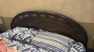 Photo - Complete Bedroom Set: Bed Frame with Mattress and Nightstands