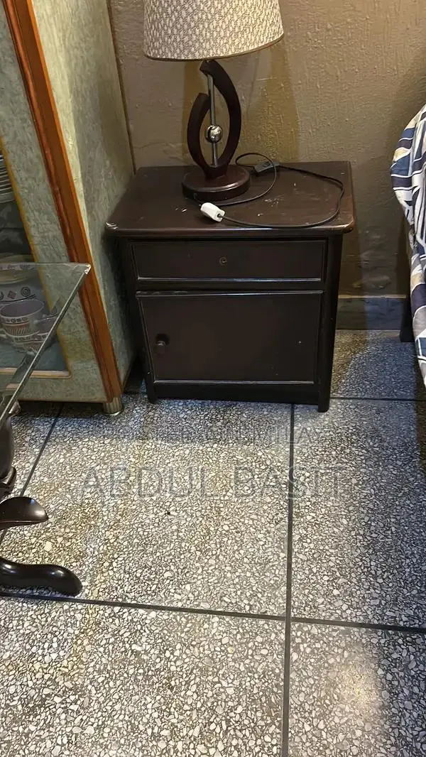 Complete Bedroom Set: Bed Frame with Mattress and Nightstands