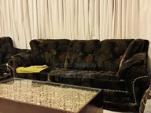L Shape Sofa Set with 5-Seater and Center Table