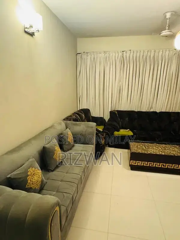 L Shape Sofa Set with 5-Seater and Center Table