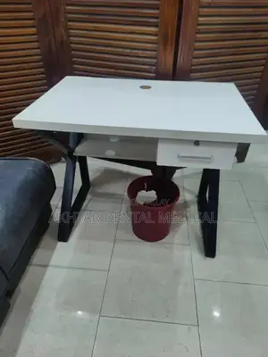 Office Computer Table with Two Sofas Set
