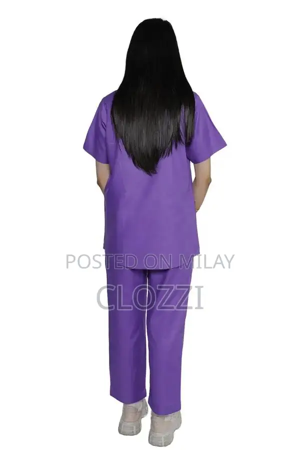 Women's Medical Scrubs Set - Professional V-Neck Uniform
