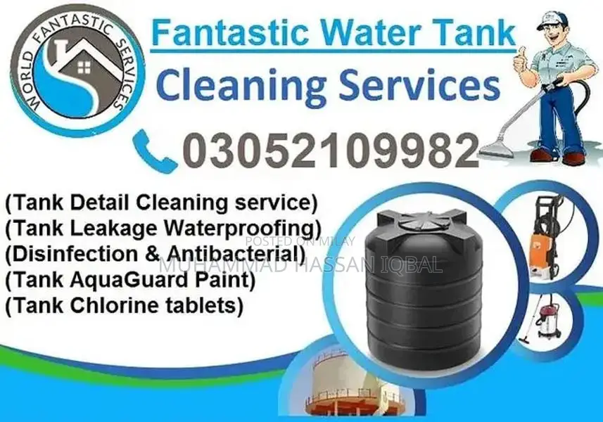 Professional Water Tank Cleaning and Waterproofing Services