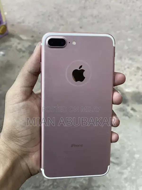 Rose Gold iPhone 7 Plus Smartphone with Storage