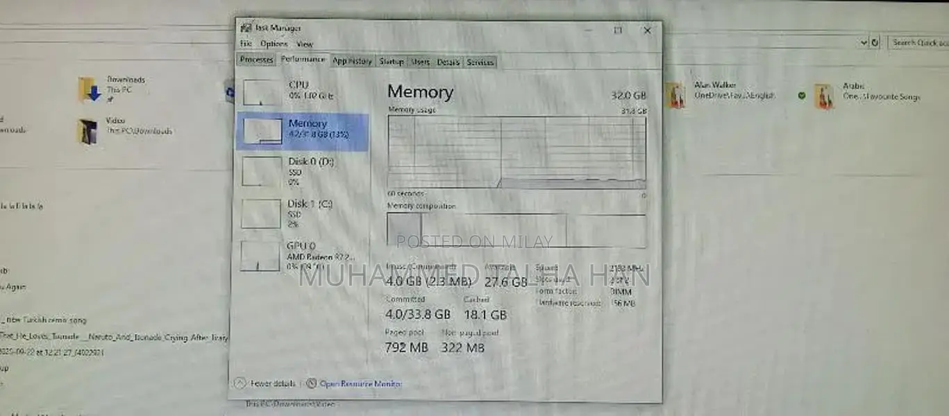Gaming Desktop PC - i5 12400f, 32GB RAM, R7 250 GPU
