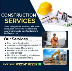Professional Construction Services: Grey Structure & Finishing Solutio