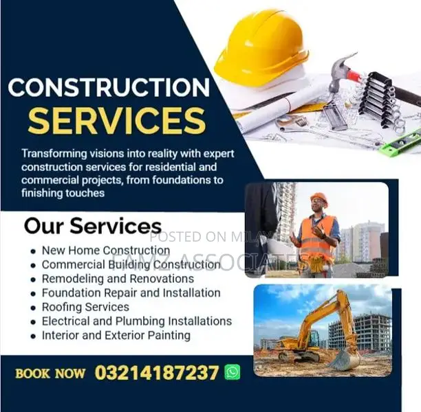 Professional Construction Services: Grey Structure & Finishing Solutio