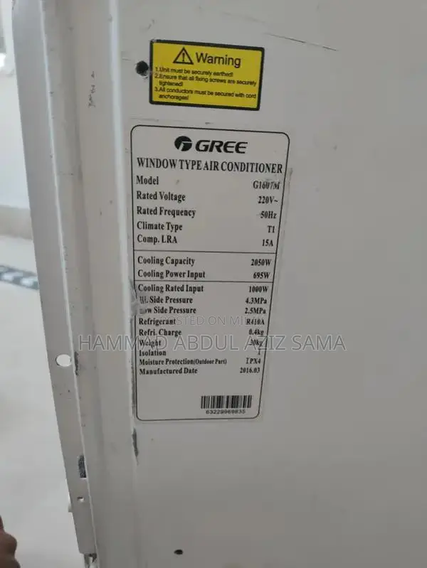 Gree 0.75 Ton Window Air Conditioner