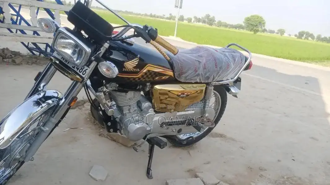 CG 125 Gold Edition Motorcycle - Classic Single Cylinder Bike