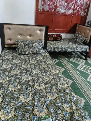 Versatile Bed Set: 2 Single Beds and 1 Double Bed