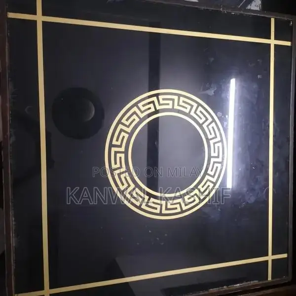 3x3 Square Center Table with Drawer - Minimalist Design