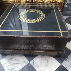 3x3 Square Center Table with Drawer - Minimalist Design