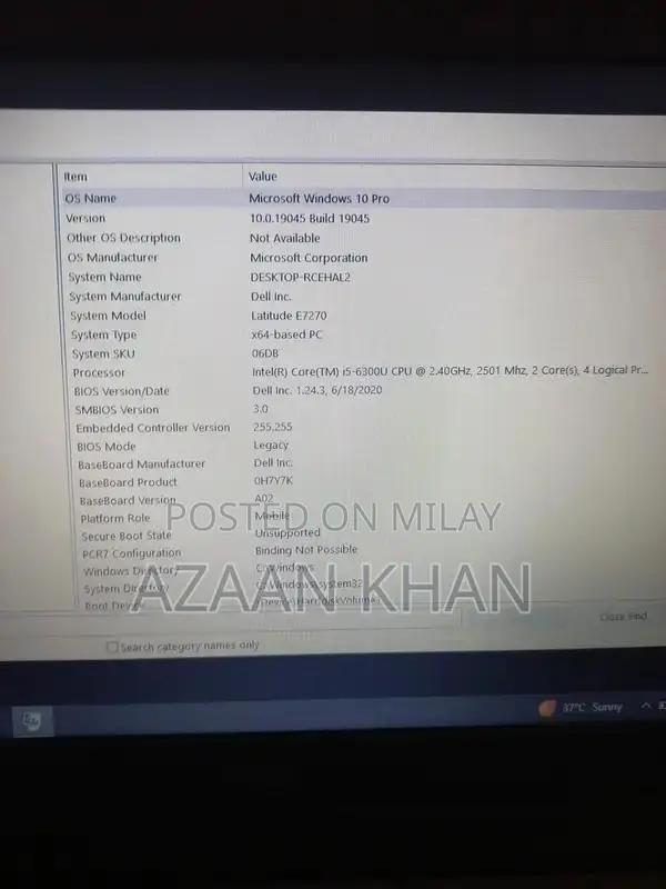 Laptop with Minor SSD Health Issue, Great Condition