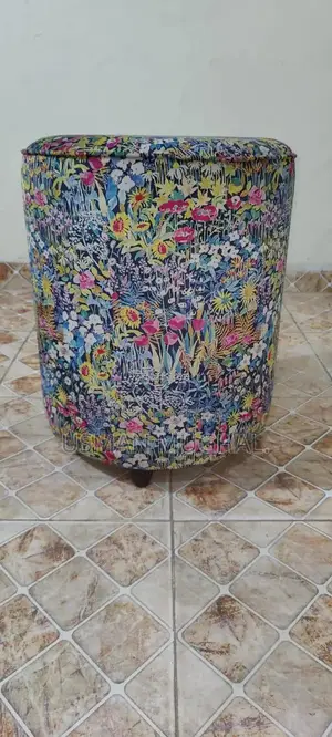 Velvet Ottoman Set - 4 Comfortable Plush Footstools