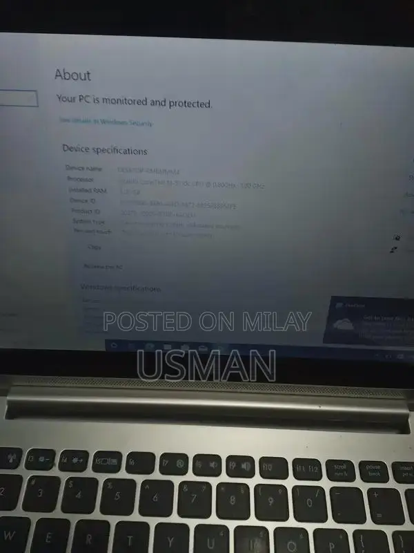 Hair Y11B Laptop: Core M 4GB RAM 32GB SSD Compact Device