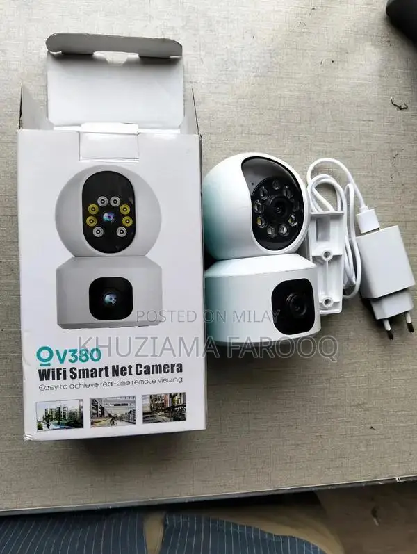 V380 WiFi Smart Security Camera for Home & Office Monitoring