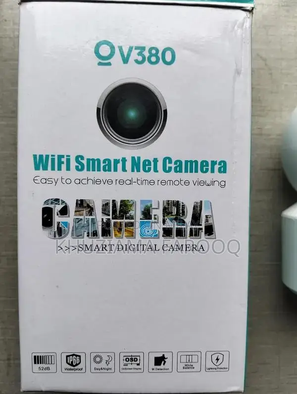V380 WiFi Smart Security Camera for Home & Office Monitoring