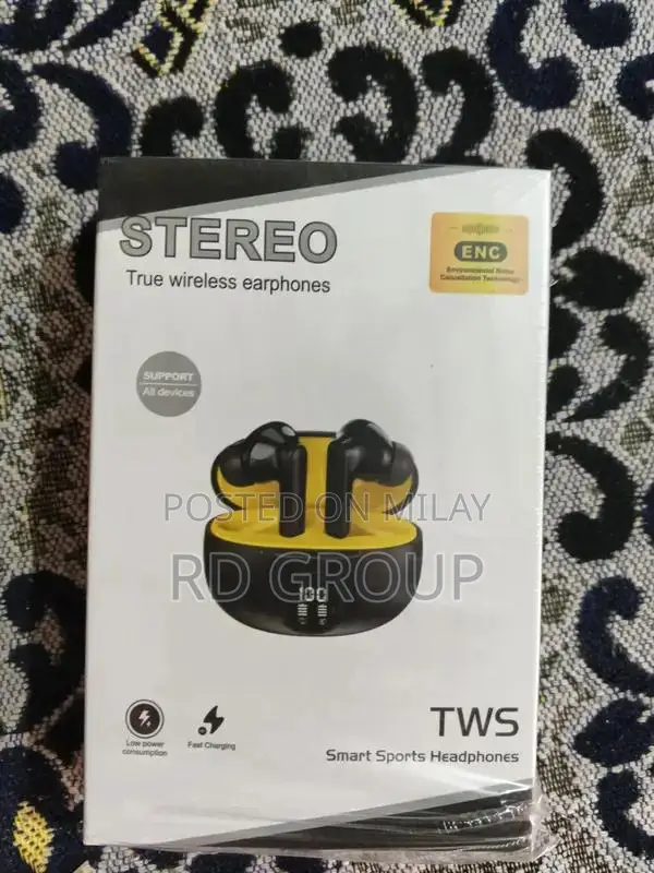 Stereo Wireless Earbuds with Fitness Tracking