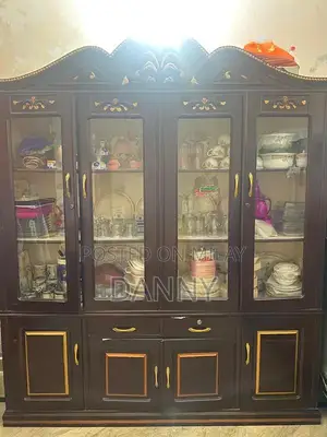 Photo - Wooden Showcase Display Cabinet for Home or Office