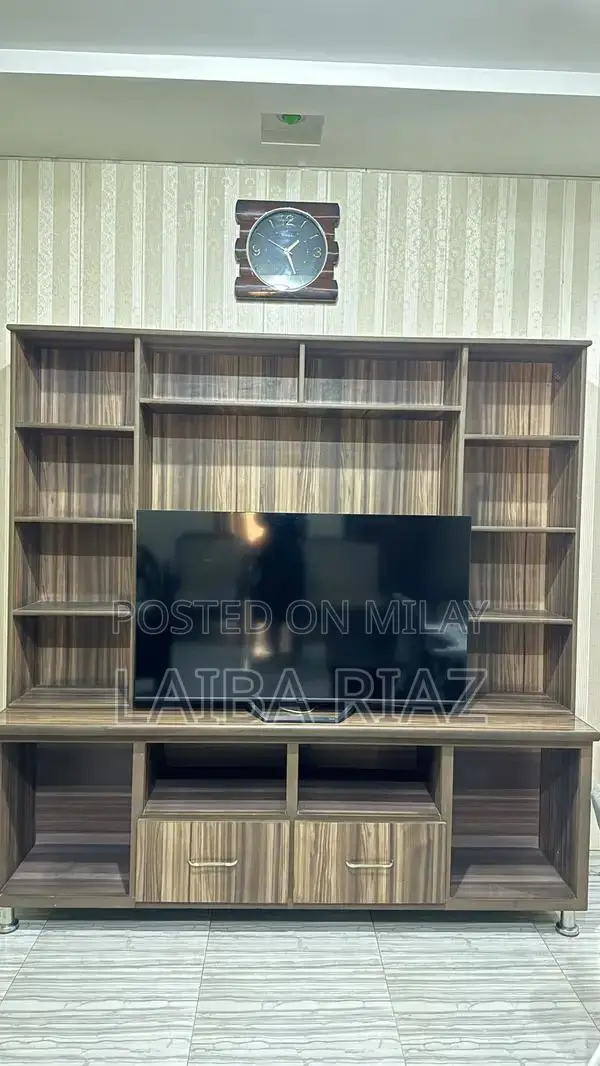 Wooden TV Rack Cupboard Storage Unit