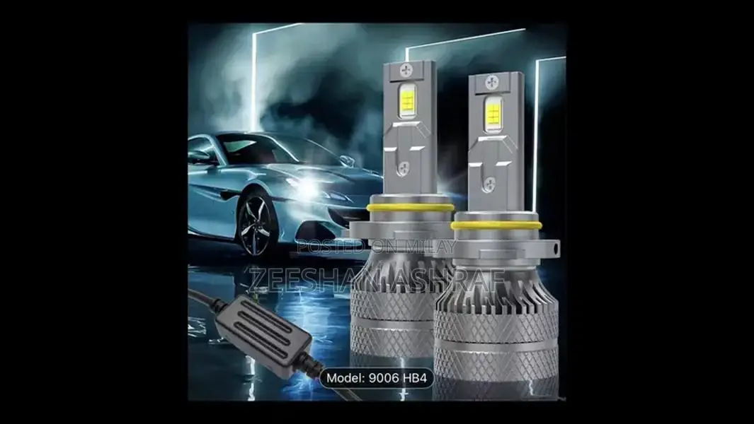 Ultra-Bright LED Headlight Bulbs 9006/HB4 - 6500K Automotive Lighting