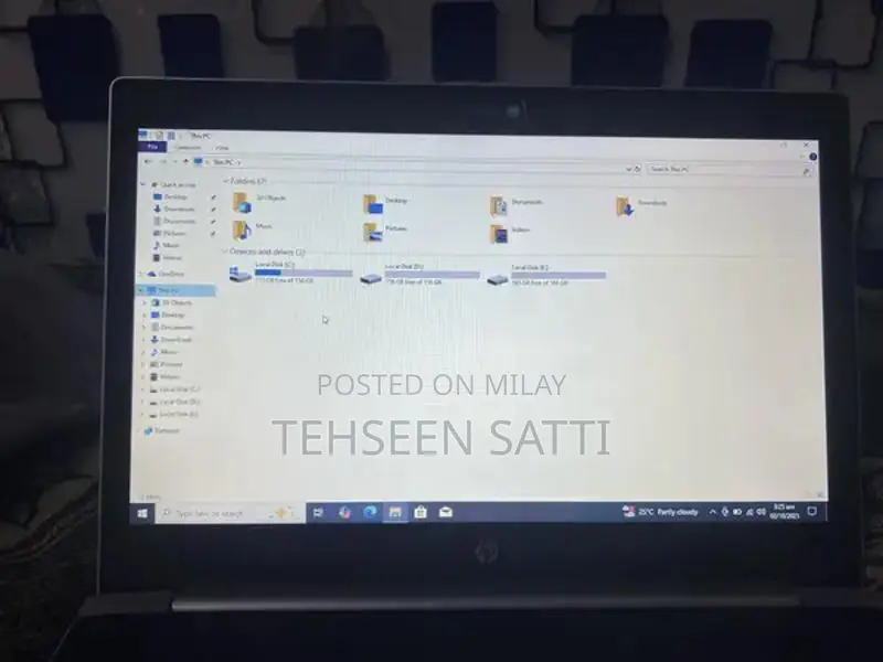 Core i7 8Gen Hp Pro Book