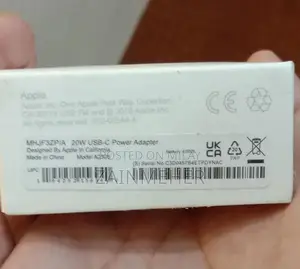 MHJF3ZP/A 20W USB-C  Power Adapter Designed By Apple In California