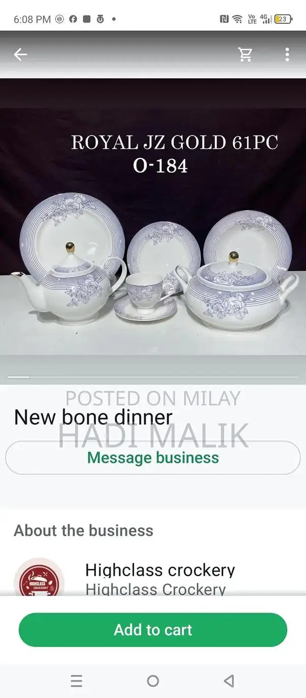 dinner set