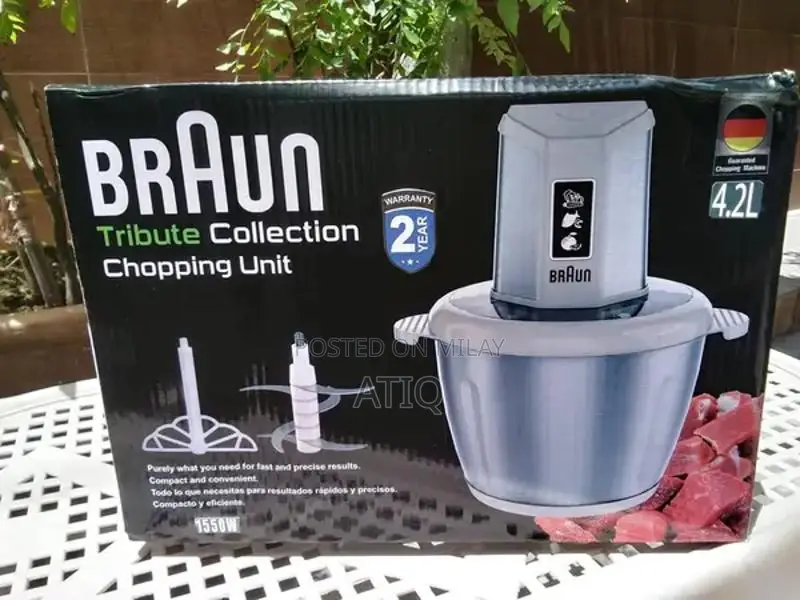 BRAUN Chopper Meat Grinder 4.2 Liter Germany