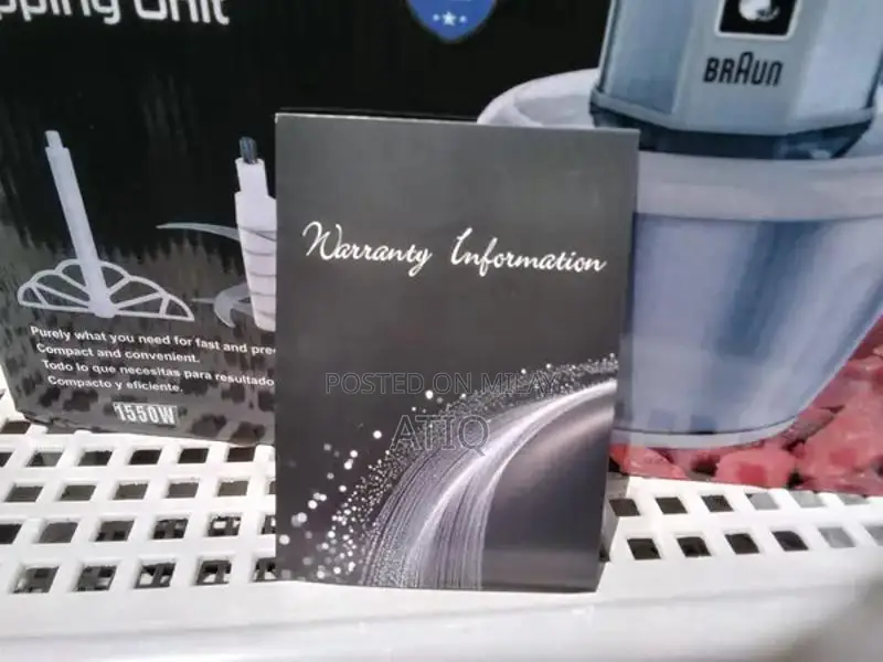 BRAUN Chopper Meat Grinder 4.2 Liter Germany