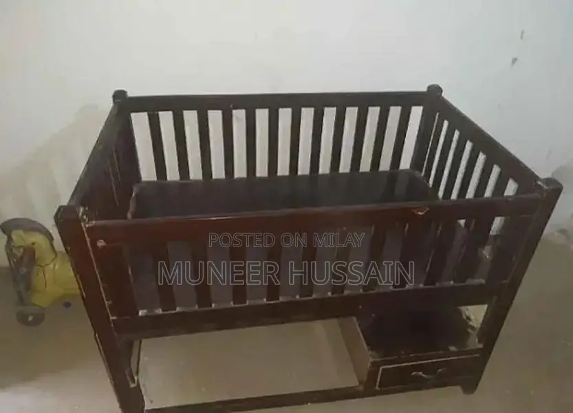 Wooden BABY CRIB FOR with storage Drawers KIDS FURNITURE baby cots