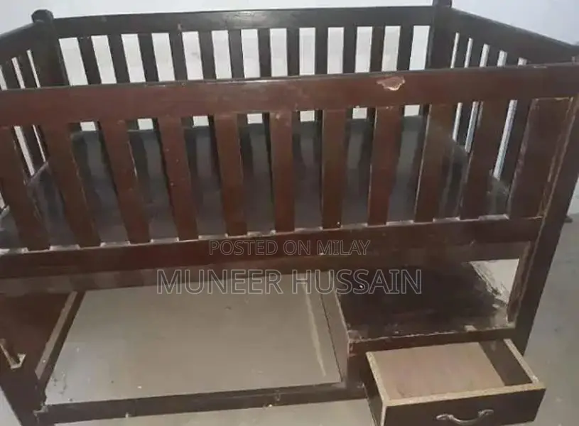 Wooden BABY CRIB FOR with storage Drawers KIDS FURNITURE baby cots